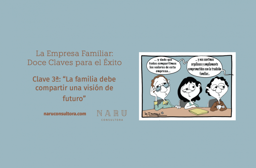 La Empresa Familiar: Doce Claves para el Éxito (4 de 13)  Clave 3ª: “La familia debe compartir una visión de futuro”